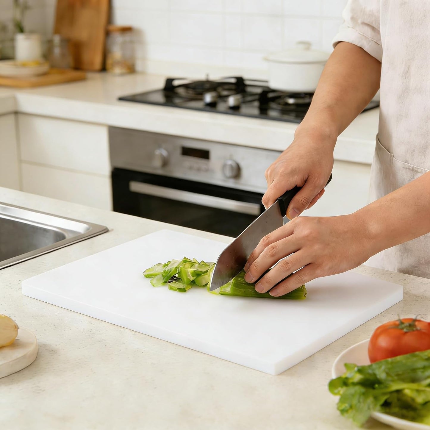 CMI Commercial Grade Cutting Board for Kitchens,Cutting Board Set,Plastic Chopping Board,18 x 12 x 1/2 Inch, Multi-Color 6 of Pack Set,NSF Certified,for Vegetable Meat or Cheese