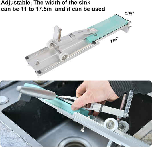 Whetstone Knife Sharpener Blade Guide | Sharpening Stone Holder, Adjustable, Kit for Kitchen Knives