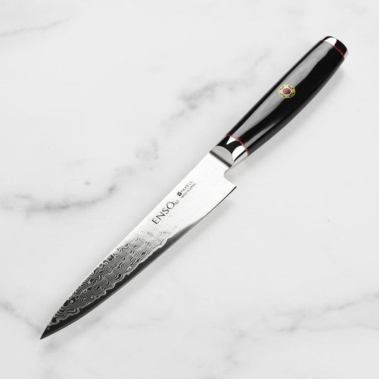 SG2 Utility Knife - Made in Japan - 101 Layer Stainless Damascus, 6"