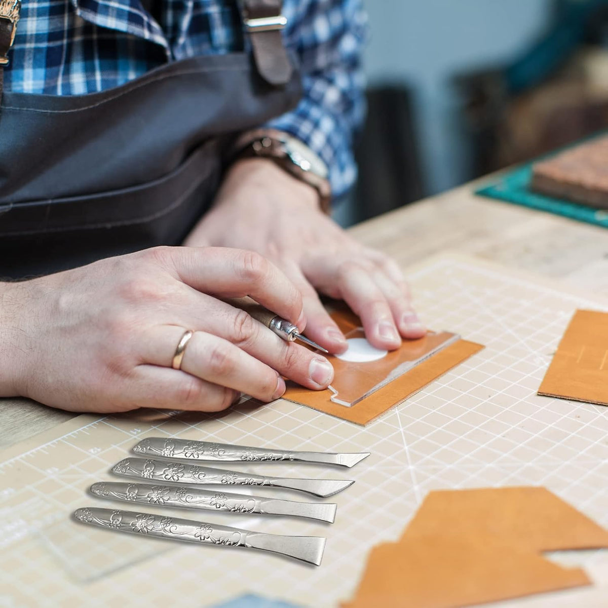 Leather Craft Knife, Set of 8 PCS