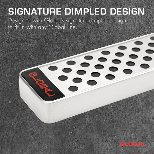 Global G-42/41, 16in Wall Magnetic Bar, Stainless Steel
