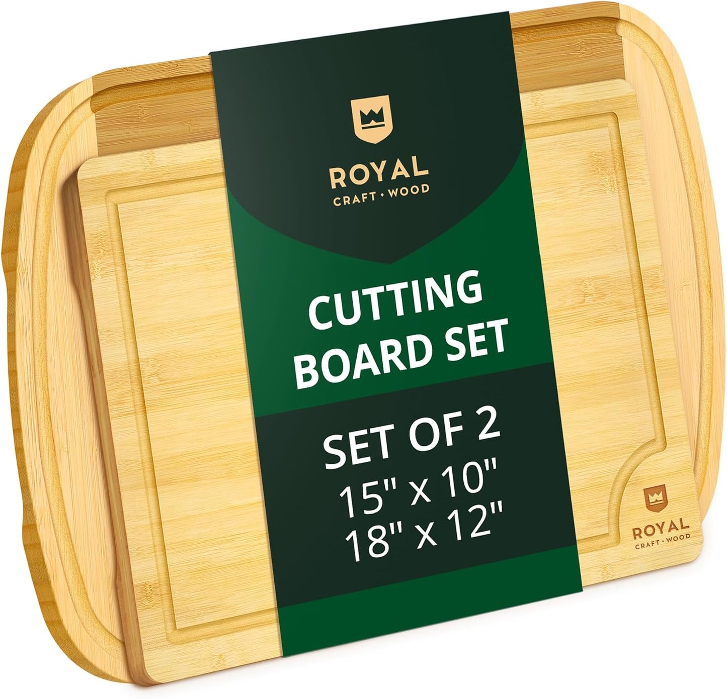 Bamboo State Cutting Board for Kitchen – New York Cheese Board, Charcuterie Platter & Serving Tray, (15" x 10")