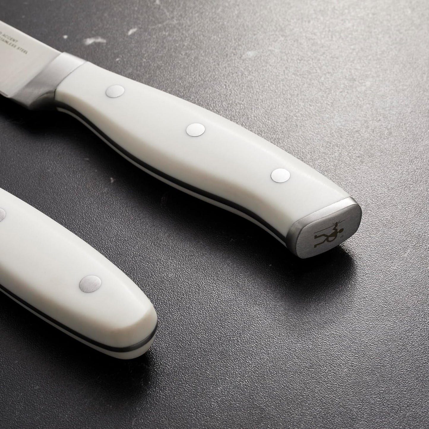 HENCKELS Forged Accent Razor-Sharp 2-pc Carving Knife Set, White Handle, German Engineered Informed by 100+ Years of Mastery