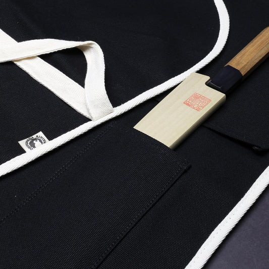 Yoshihiro Cotton Knife Pouch/bag Japanese Sushi Chef Knife Accessories (6 Slots) (Dark Navy)