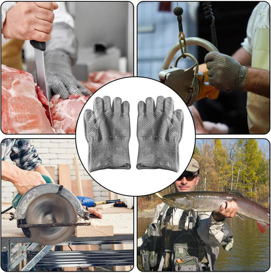 Cut Resistant Gloves - Cut Protective Glove | Breathable Safety Work Gloves Kitchen Gardening Hand Protective Gloves, Cuts