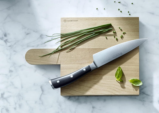 Wüsthof Classic IKON Chef's Knife, 9-Inch, Black