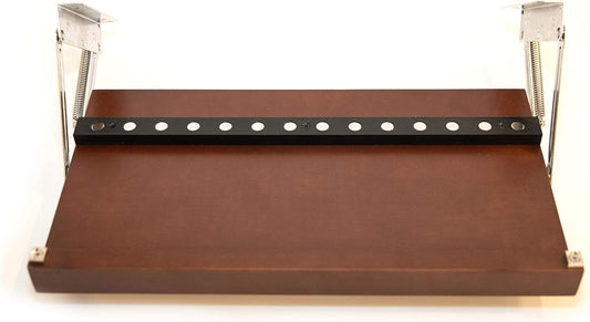 The Drop Block Modern Rustic Natural Wood Under Cabinet Steak & Paring Knife Block