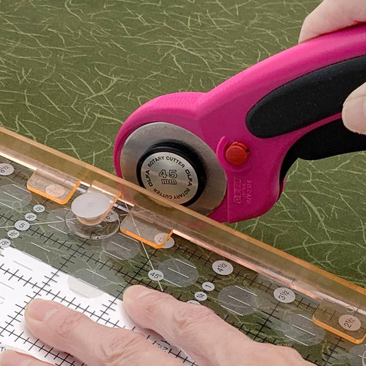 Guidelines4Quilting Finger Guards for Quilting - 2 per pkg – Create a 1/2-inch Secure Barrier on Rulers for Quilting and Sewing While Rotary Cutting. Made in USA"