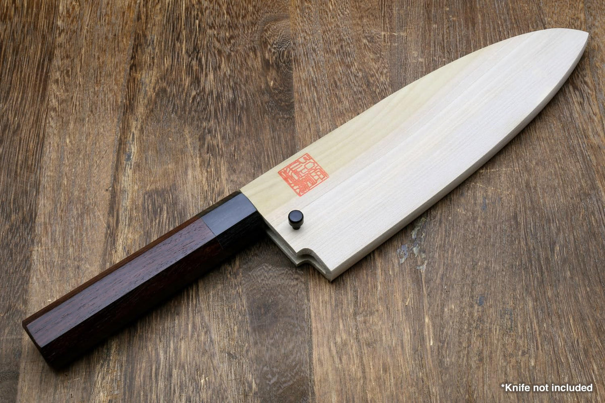 Yoshihiro Natural Magnolia Wooden Saya Cover for Deba (6.5 inch (165mm))
