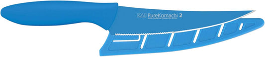 Pure Komachi 2 Series Serrated Multi-Utility Knife blue