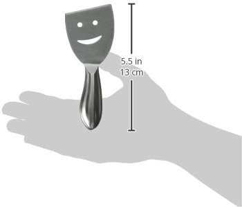 Happy Face Cheese Knives, Set of 4, Silver