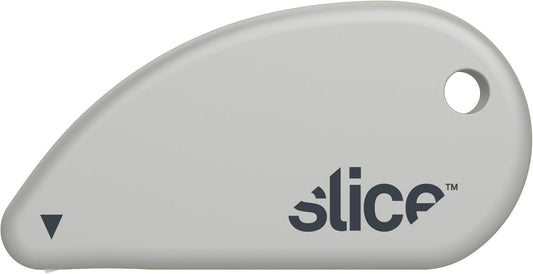 Slice Micro Safety Cutter | Safe Ceramic Box Cutter Lasting 11x Longer than Metal | Keychain Box Opener | Combo Pack | Earth White + Sage