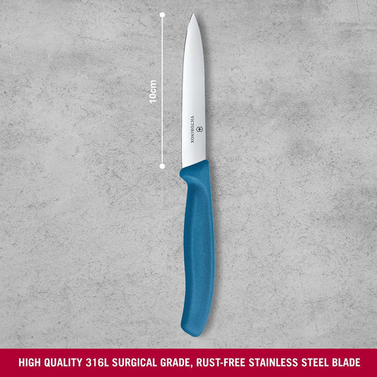 Victorinox Swiss Classic 4 Inch Straight Edge Paring Knife - Blue