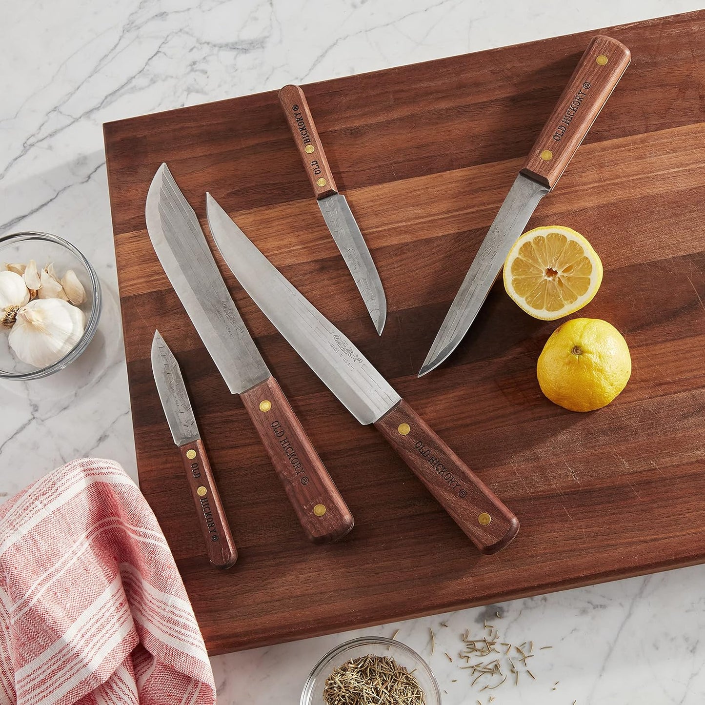 Ontario Knife Co. 5-Piece Old Hickory Knife Set 705