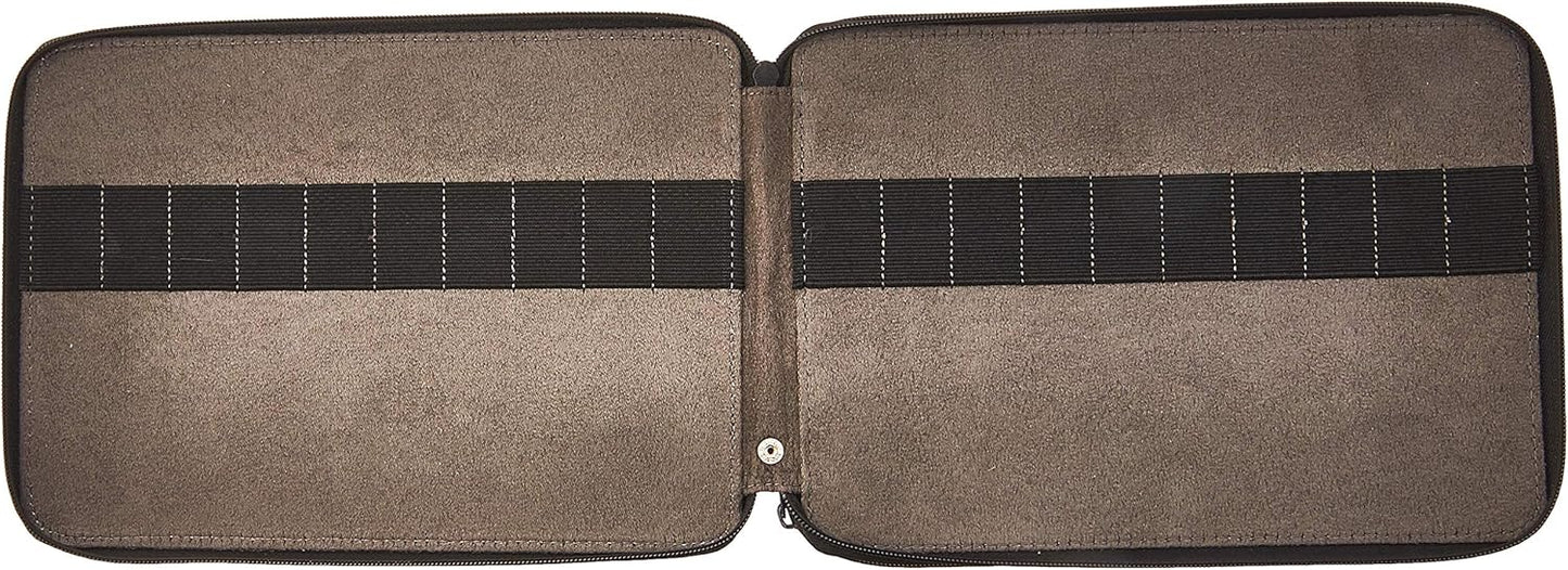 Speedball Art Products 254240 24 Pencil Storage Canvas Pencil Case, Denim