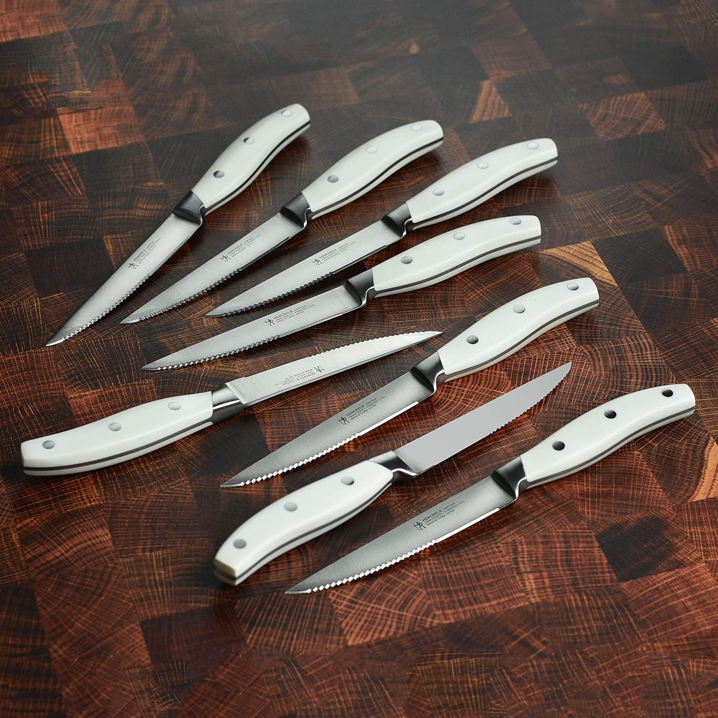 Henckels Forged Contour 8-pc Steak Knife Set - Black