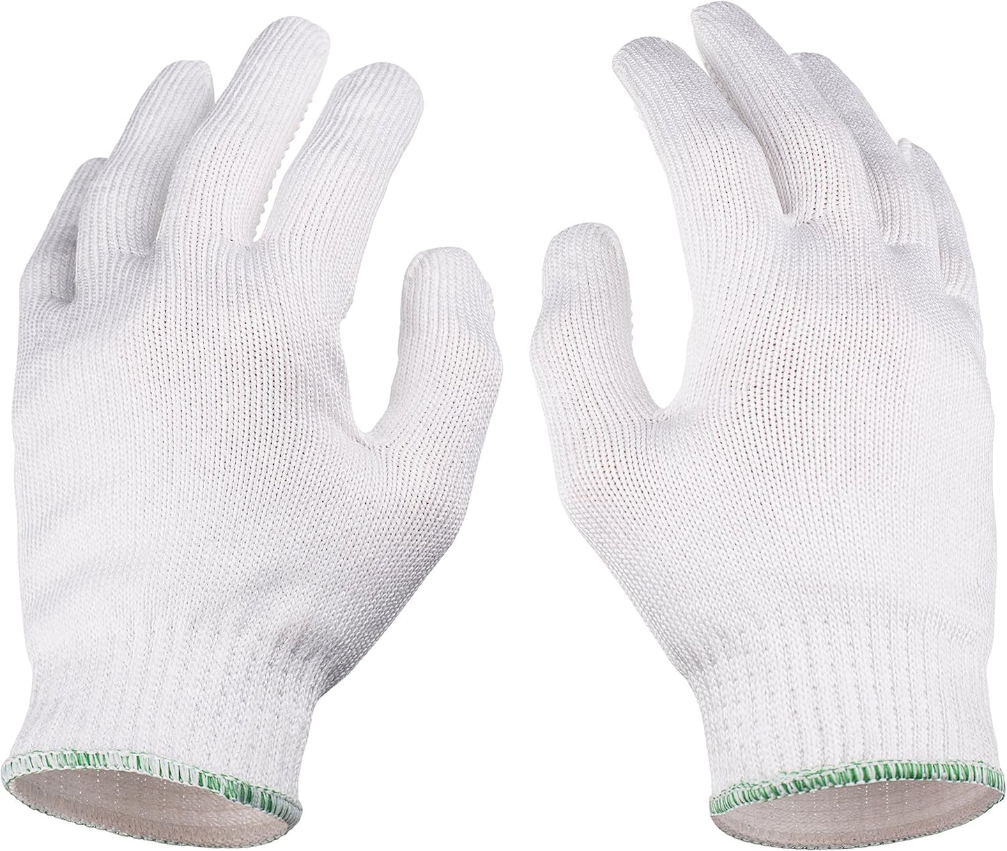 NoCry Heavy Duty Cut Resistant Work Gloves — Durable Cut Resistant Gloves with Grip Dots, Level 5 Cutting Gloves for Chefs, Perfect Wood Carving Gloves, Anti Cut Gloves for Glass Handling, Chef Gloves