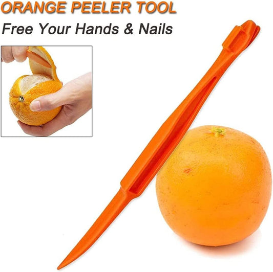 Orange Citrus Peelers Citrus Lemon Citrus Peel Cutter Plastic Easy Slicer Cutter Peeler Remover Opener Kitchen Accessories Knife Cooking Tool Kitchen Gadgets (Set A)