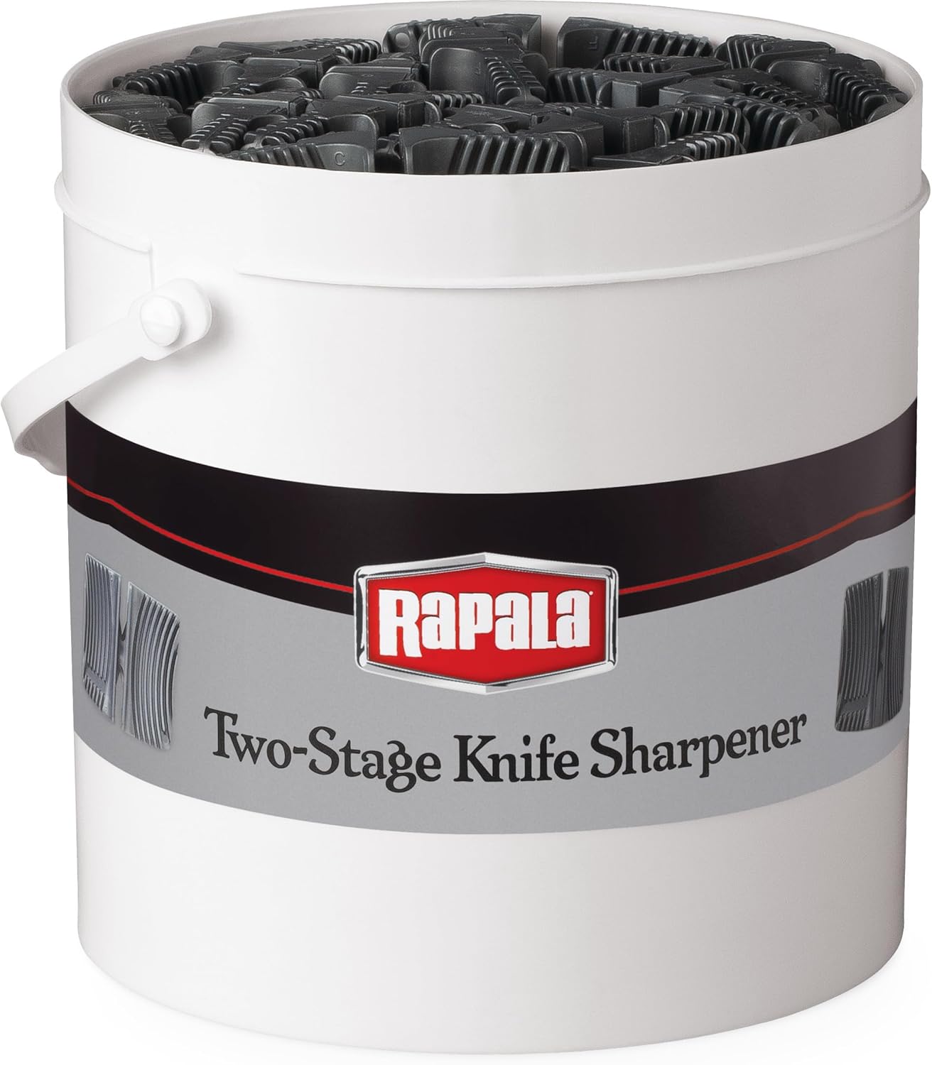 Rapala Two Stage Knife Sharpener Bulk Quick Sharpening Tool for Fishing Fillet Knives Pocket Knives and Kitchen