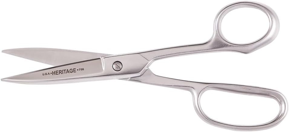 G758HC Scissors, Made in USA, Utility Shear for Use in Poultry and Other Sanitary Environments, Stainless Steel, 8-Inch