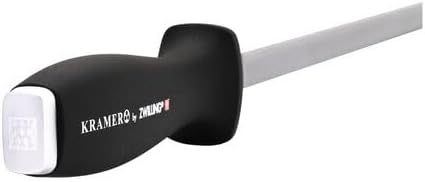 KRAMER 12-inch Double Cut Honing Steel with Plastic Handle