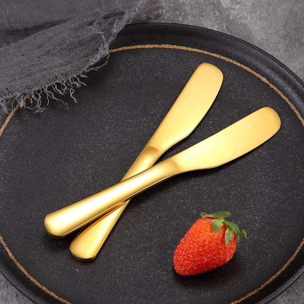 Stainless Steel Butter Knife, Butter Spreader, Butter Knives, Butter Spreader Knife for Kitchen Restaurant Party, Kitchen Gadgets, Set of 4