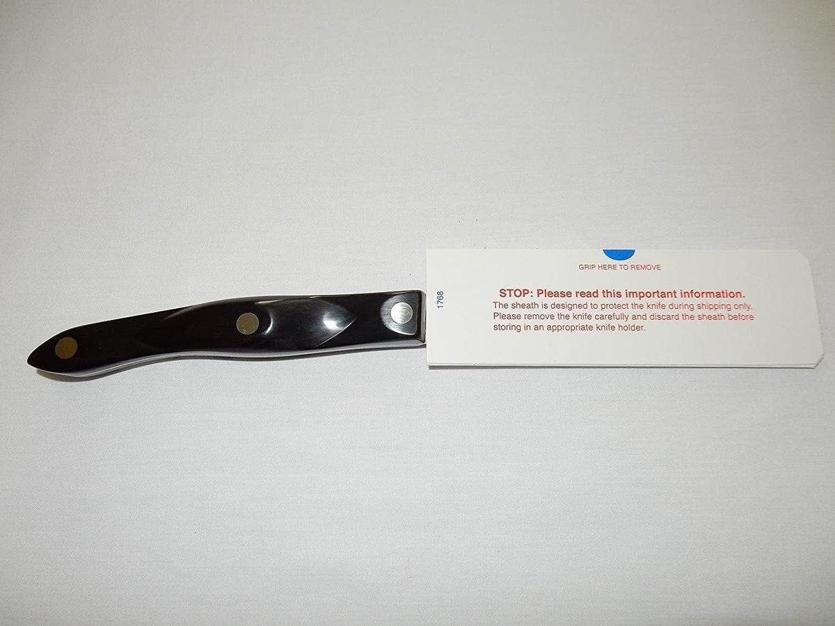 Model 1768 Spatula Spreader. . . . . 4.9" Double-D® serrated edge blade..............5.1" Highly engineered thermo-resin handle in Classic Brown (sometimes called Black).
