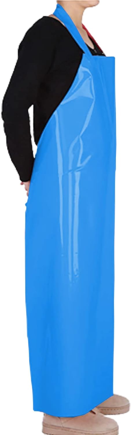 Waterproof Oil Proof Bib Apron Utility Apron Chemical Resistant Apron with Sleeve Work Apron Ultra Lightweight