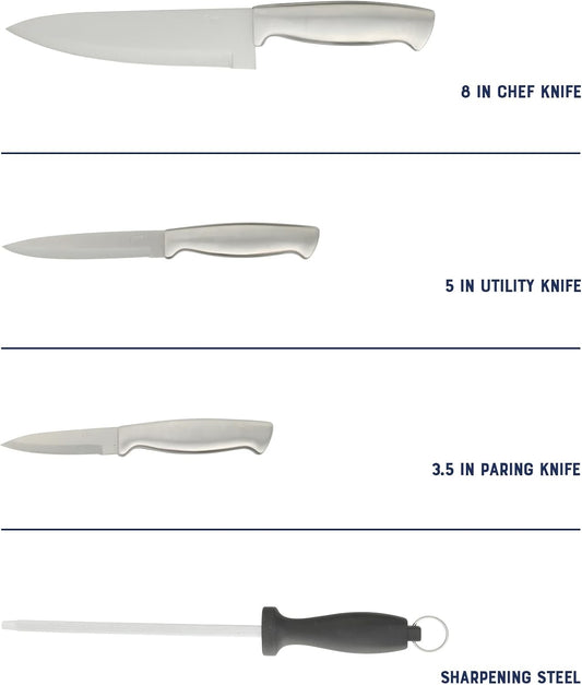 Baldwyn 4 Piece Stainless Steel Cutlery Set
