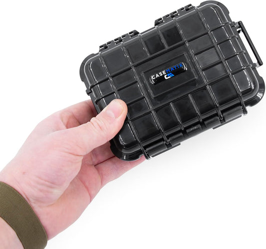 Compact Folding Knife Case - Waterproof Pocket Knife Holder and Knife Box Organizer Fits 3 Folding Knives, Swiss Army Knives & More Up To 5" Folded in Airtight Knife Storage Case