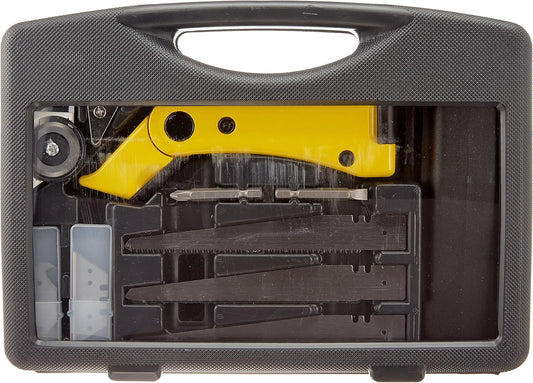 SPAREHAND Utility Cutting Tool Set - Heavy Duty Utility Knives, Blades, Saw Blades, Circular Blade, Holster & Storage Case - Multi Tool Blade Set for Woodworking - Ideal for Garage Storage - 20-piece