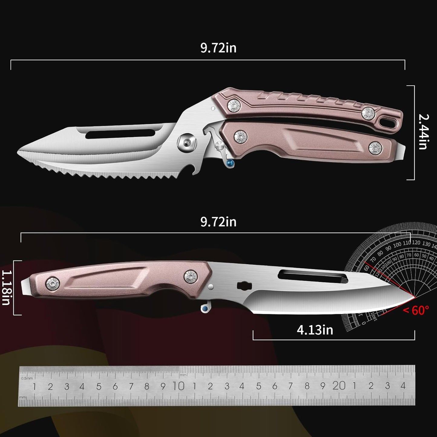 Heavy Duty Poultry Shears, Kitchen Scissors for Chicken Turkey | Heavy Duty Poultry Shears For Chicken, Turkey, Meat And Bone Cutting With Sharp Blades, Durable Design And Easy Kitchen Prep