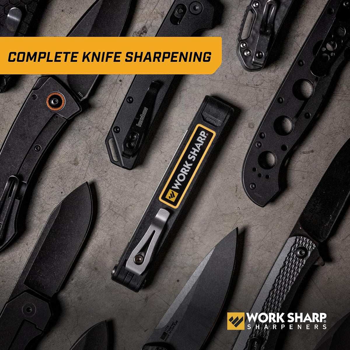 Folding Field Sharpener for Knives and Tools - Compact Portable Knife Edge Maintenance Gear For Tradesmen Craftsmen & Outdoor Professionals