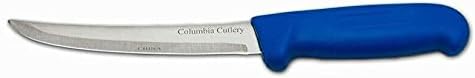 Columbia Cutlery 6 in. Blue Boning / Fillet Knife - Curved & Stiff (Single Boning Knife)