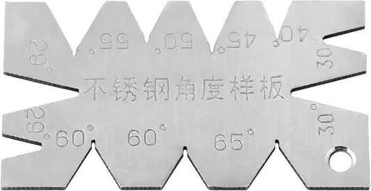 Drill Bit Angle Gauge Set 3Pcs Stainless Steel Drill Sharpening Tool, Angle Measurement Gauge for Drill Bits with Protractor, 60-160° Angle Finder for Woodworking Metalworking with
