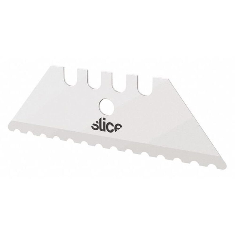 Slice 10523 Utility Blade, Serrated Edge, Never Rusts, Lasts 11x Longer Than Metal, Finger-Friendly Edge, 1 Pack