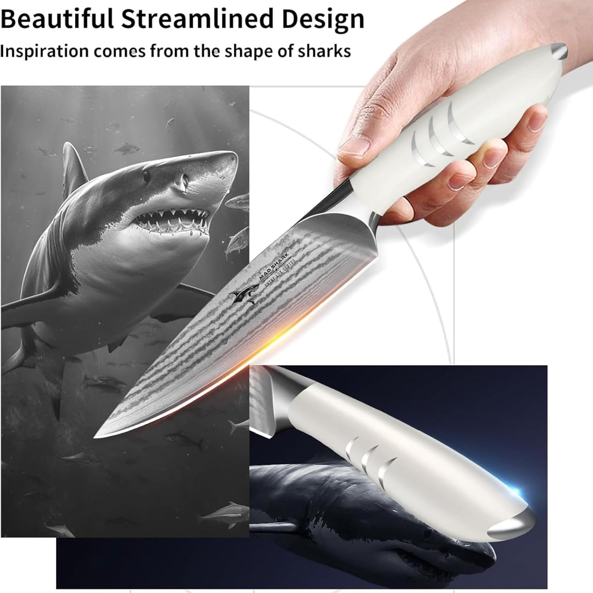 Paring Knife 5 Inch Ultra Sharp Ergonomic Handle Design Black | Small Kitchen Knife, German molybdenum-vanadium Stainless Steel, Chopping Knife for Precise Cutting, Peeling, Slicing