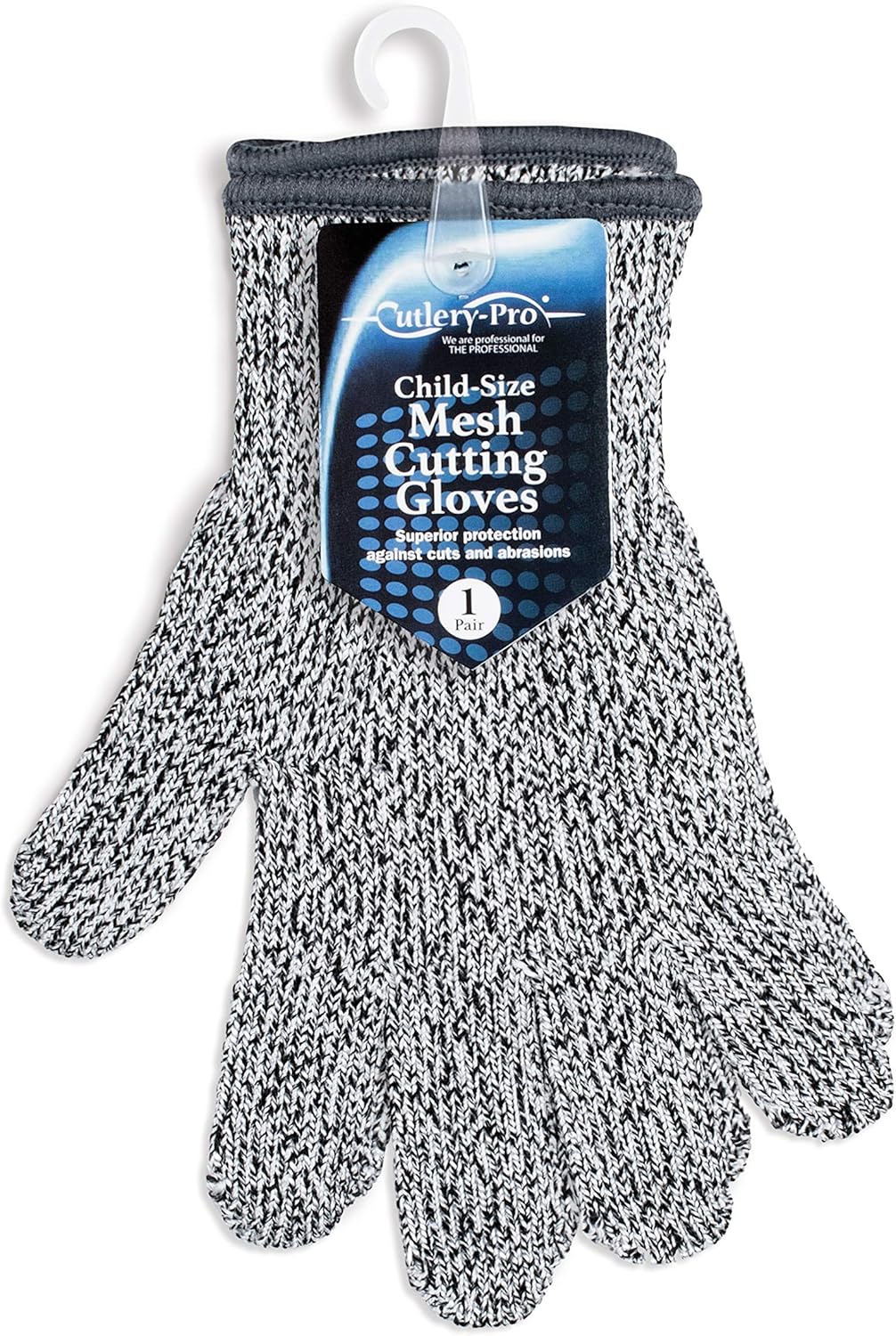 Mesh Cutting Gloves, Level-5 Cut and Abrasion Protection with Flexible Grip and Comfortable Fit, 1 Pair