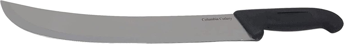 Columbia Cutlery 12 Piece Knife Set for Commercial Kitchens - Assorted Chef, Bread, Slicer, Boning, Butcher, Cimiters - Professional Restaurant Knives, Black