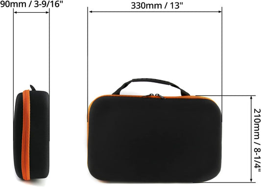 Compact Tool Storage Case 33×22.5×9cm – Shock‑Resistant Portable Organizer for Small Tools, Accessories & Sharpeners