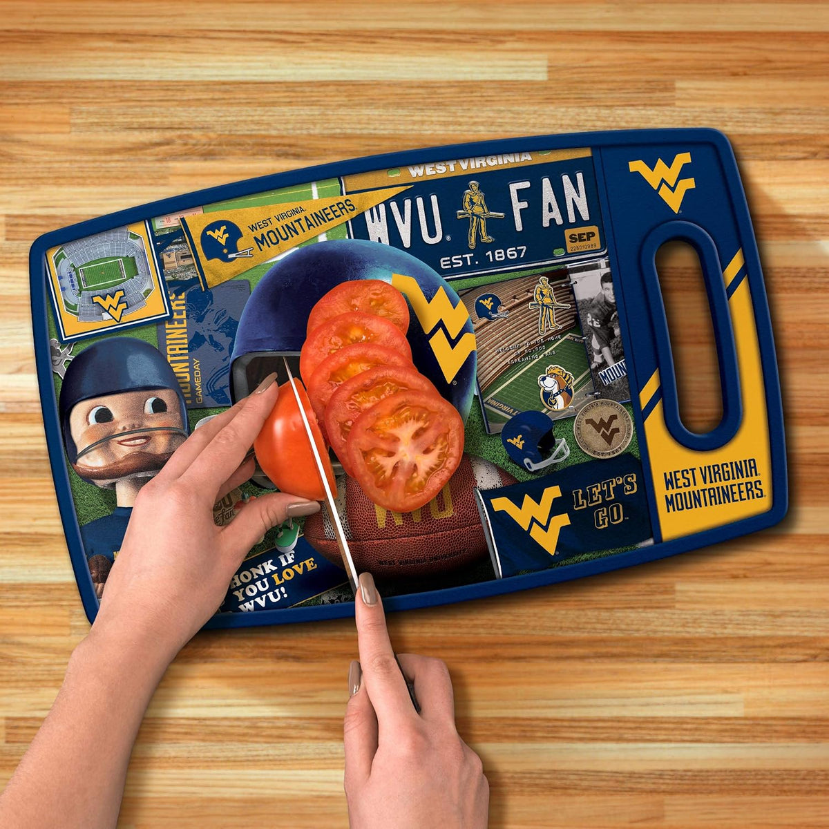 NCAA Retro Series Cutting Board - Colors B