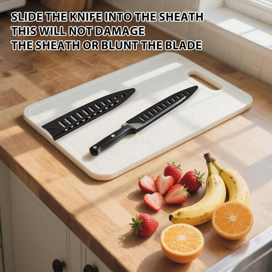 10PCS Paring Knife Sheath Set, Knife Covers or Sleeves Protector for Kitchen for 10" 8" 7" 6" 5" 3.5" Utility Carving Chef Bread Utility Paring Knife