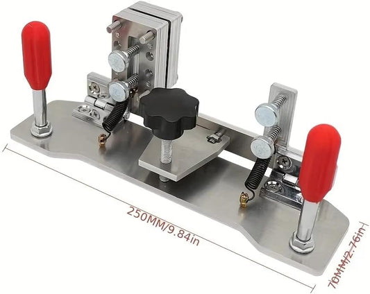 Belt Grinder Knife Jig, Fixed Angle Jig, Manual Sharpener Holder, Sharpening Locator Knife Making Tools for Belt Sander Belt Machine