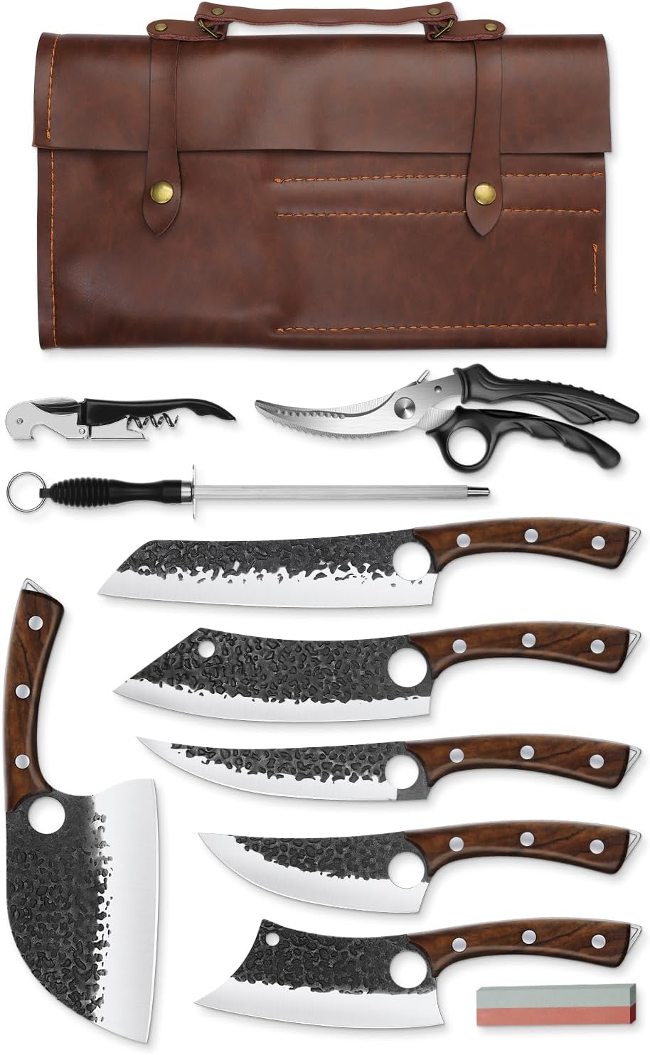 Butcher Knife Set - Chef Knife Set with Bag