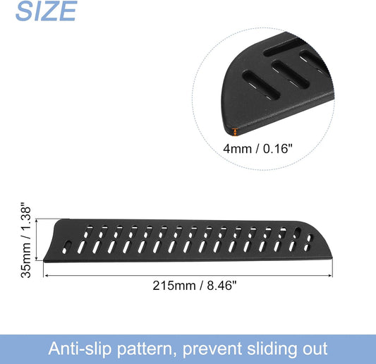 5Pcs Knife Cover Sleeves Blade Edge Guards for 8" Bread Knife Blade Edge Protector Cover Universal Knife Sheath for Kitchen, Black