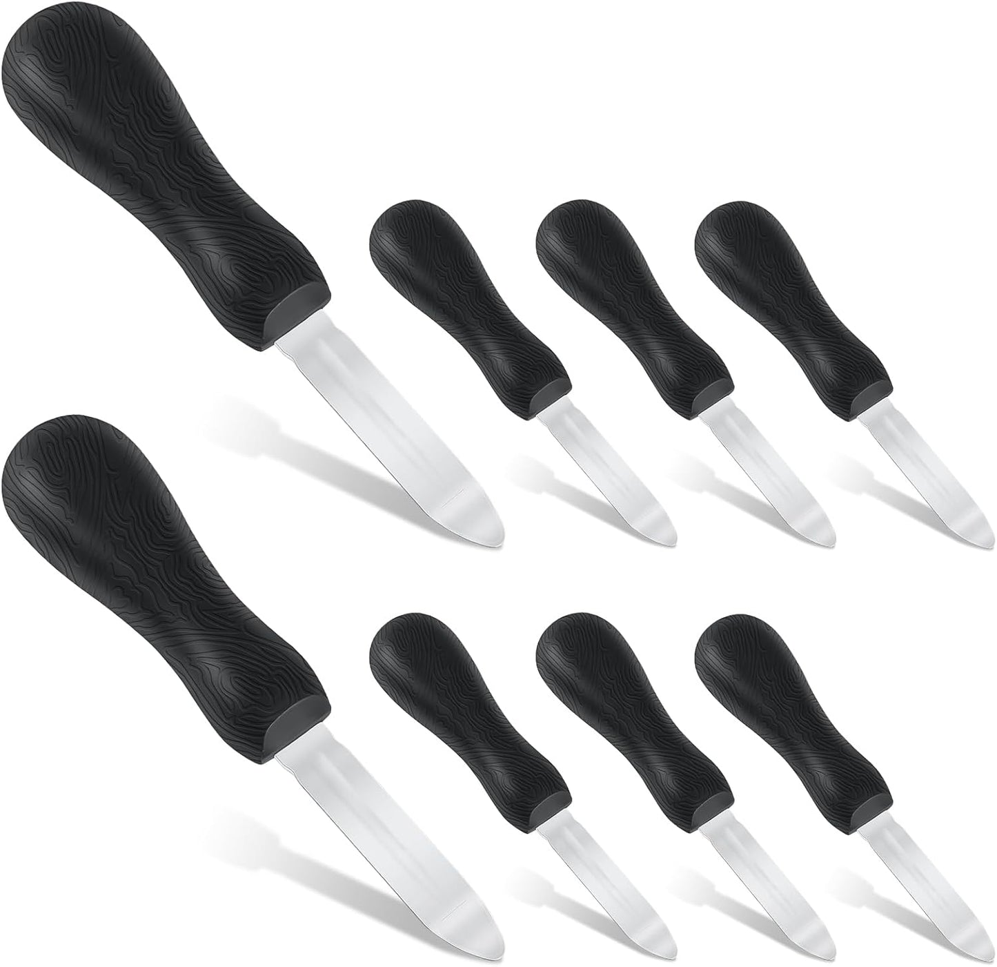 Oyster Shucking Knife - 2 Pack Professional Oyster Knife for All Kinds of Shells & Oysters, Durable Oyster Shucker Tools for Home & Restaurant Use