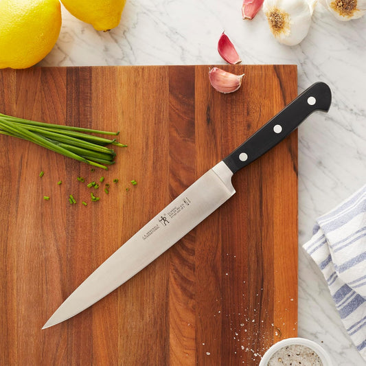 Classic Razor-Sharp 8-inch Carving Knife, German Engineered Informed by 100+ Years of Mastery