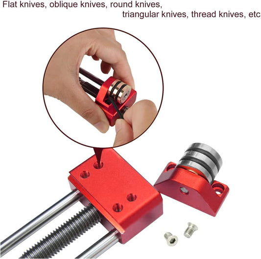 Honing Guide Tool - Sharp Pebble Honing Guide, Chisel Sharpening Kit Guide, Adjustable Fixed Angle Woodworking Sharpener For Flexible Utilization On Wooden Chisels, Planers, Carving Knives