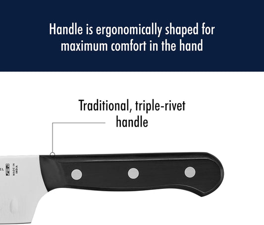Solution Razor-Sharp Santoku Knife Set, German Engineered Informed by 100+ Years of Mastery, Stainless Steel, 7-inch