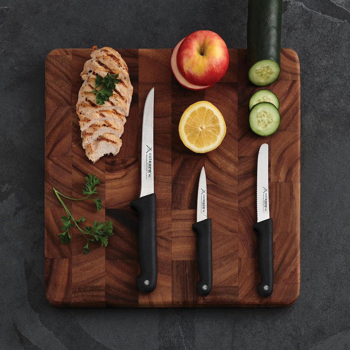Boning Knife, Professional 6-Inch German Steel Blade for Deboning Poultry, Meat, and Fish, Ergonomic Soft-Grip Handle, NSF-Certified Kitchen Knife